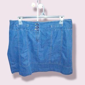 CATO WOMAN SHORT DENIM SKIRT - 20W
